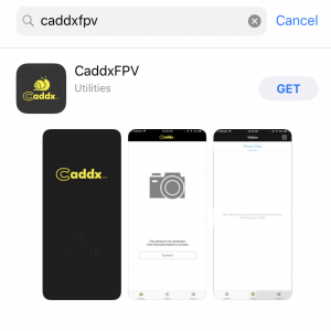CaddxFPVアプリのダウンロード方法