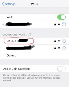 Caddx Tarsierのwifi接続説明